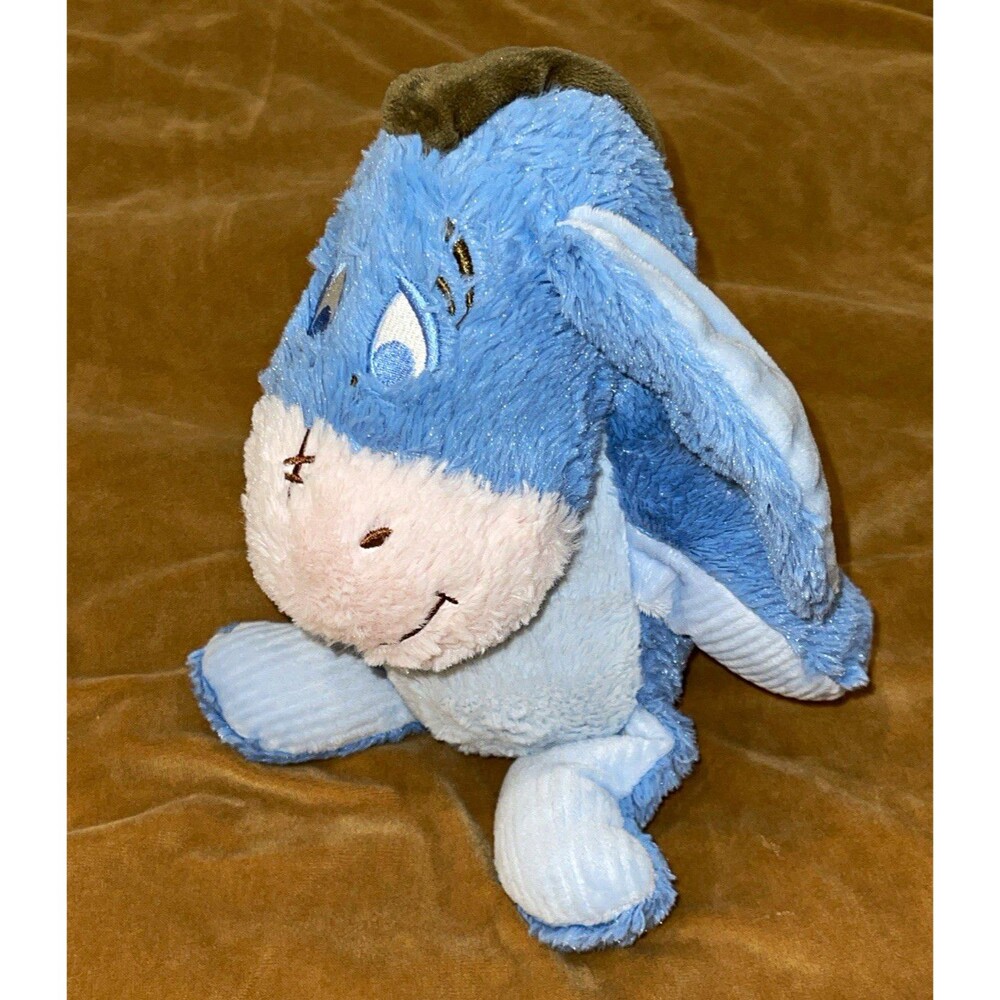 Disney Winnie the Pooh Eeyore Blue Plush Stuffed Animal Donkey Small 2008